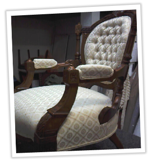 banner image antique armchair