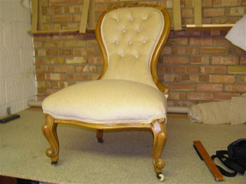 Antique Furniture Reupholstery Renovation