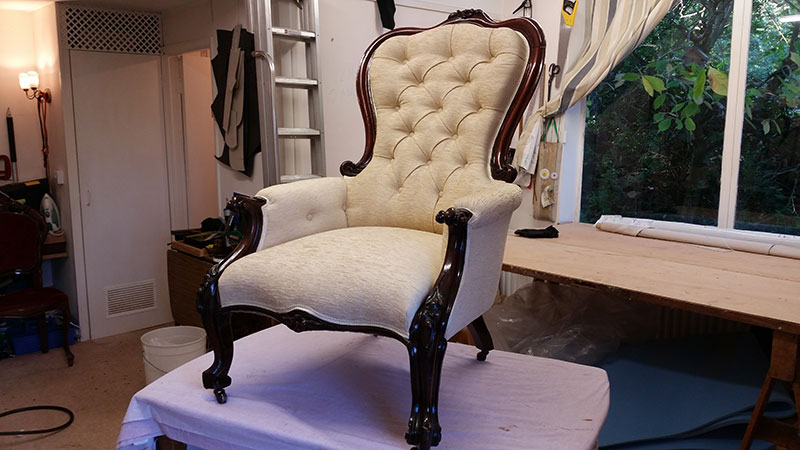Rennovated antique chair